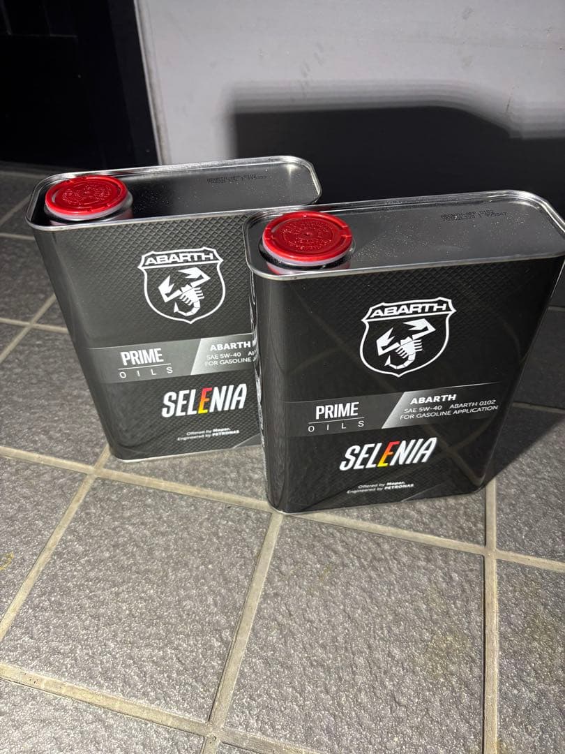 ABARTH SELENIA PRIME OIL 2缶セット アバルト（ABARTH） 純正 エンジンオイル SELENIA ABARTH 2リットル