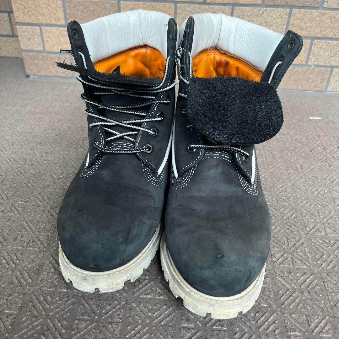 希少 Timberlandタイムバーグ ハイカットブーツ 黒 - メルカリ