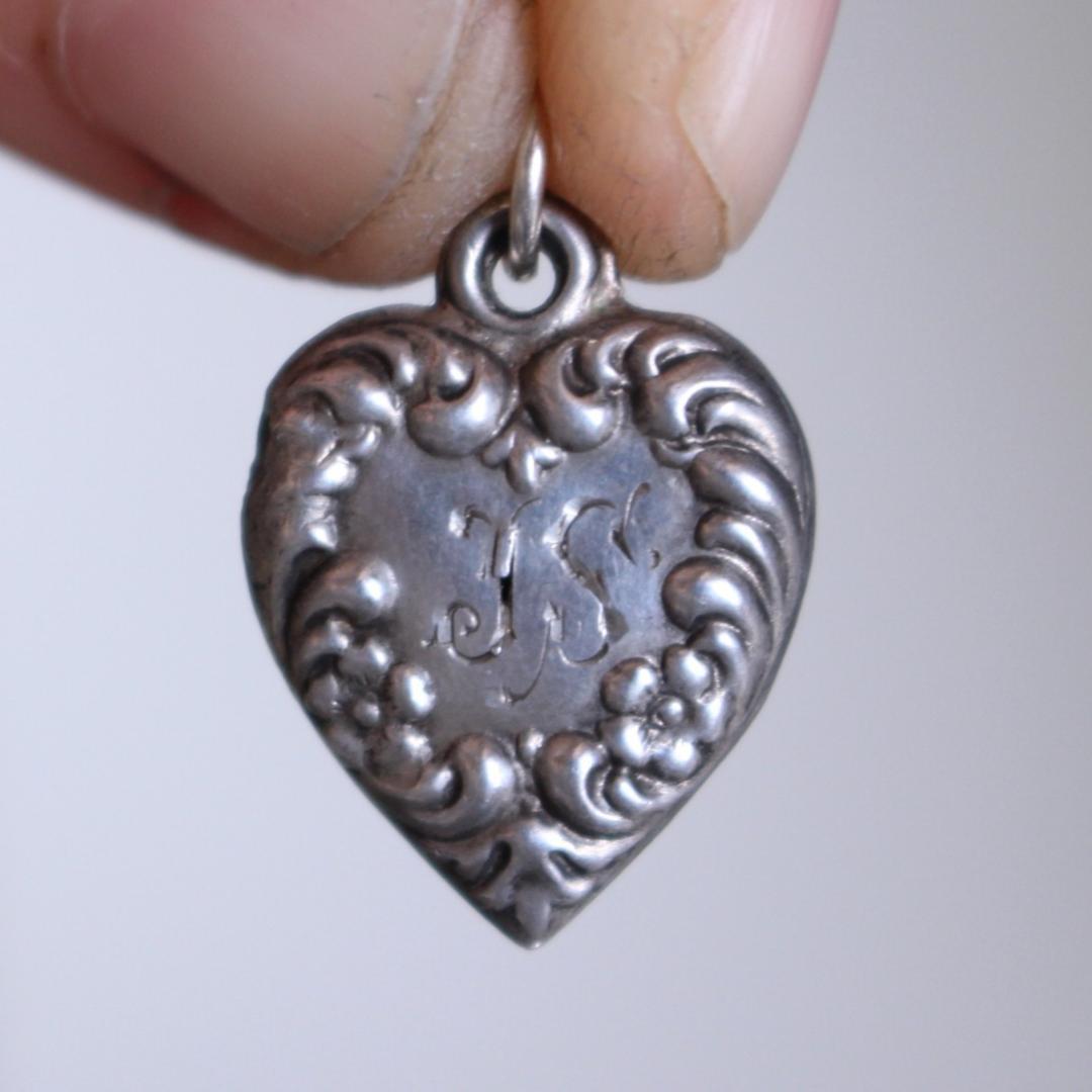 30s スウィートハートジュエリー WW2 シルバー 波 両面 navy 鳥 - メルカリ