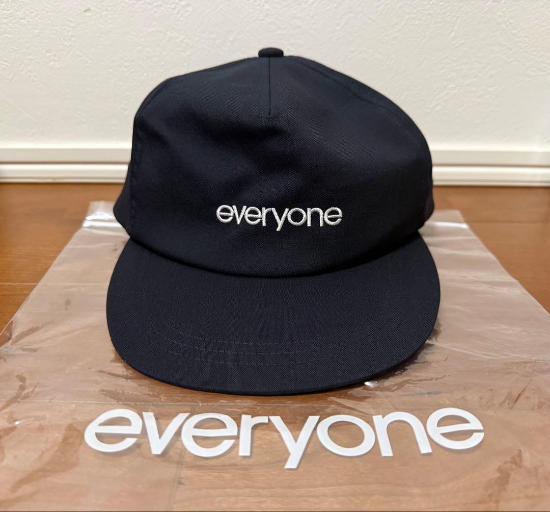 everyone logo tropical wool cap NAVY - メルカリ