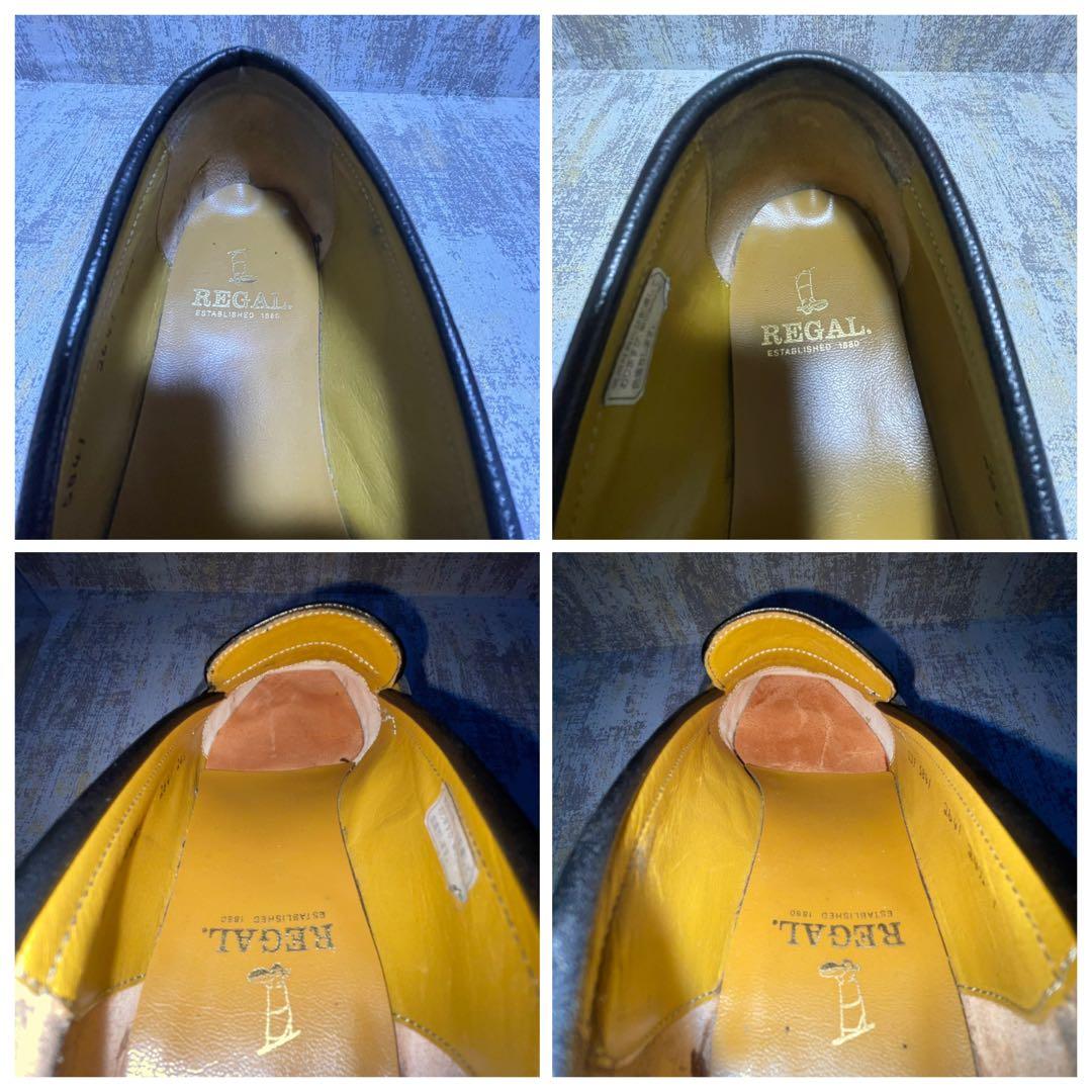 ☆美品☆リーガル REGAL タッセルローファー シボ革【24.5】2641