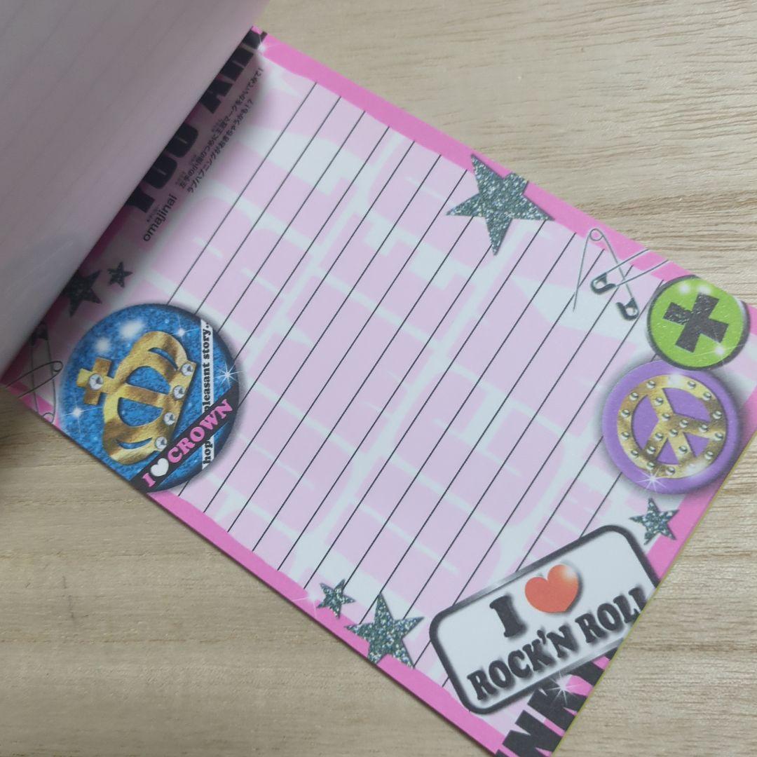 平成レトロ メモ帳 ドクロ クラックス キラキラ - メルカリ