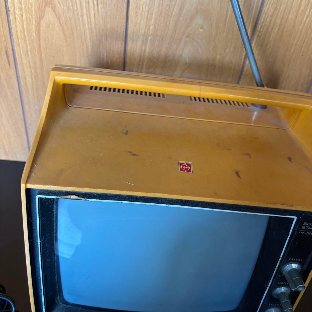 National ナショナル TR-710A トランジスタテレビ 昭和レトロ - メルカリ