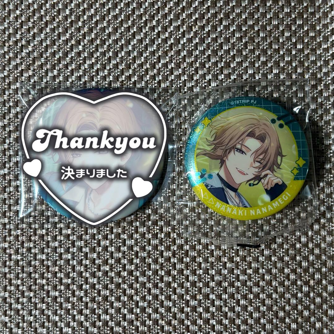 18TRIP 斜木七基 缶バッジ - メルカリ