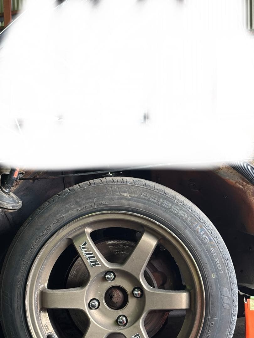 rays te37 2本　16インチ　8J 114.3 引取り RAYS VOLK RACING TE37 SONIC 16X8J +25 4X100 DIAMOND DARK GUNMETAL