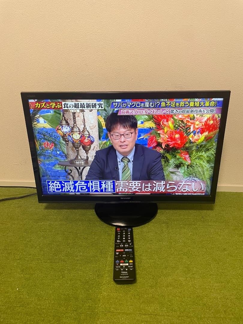 シャープ 液晶テレビ 24V型 外付HDD対応(裏番組録画) LC-24P5