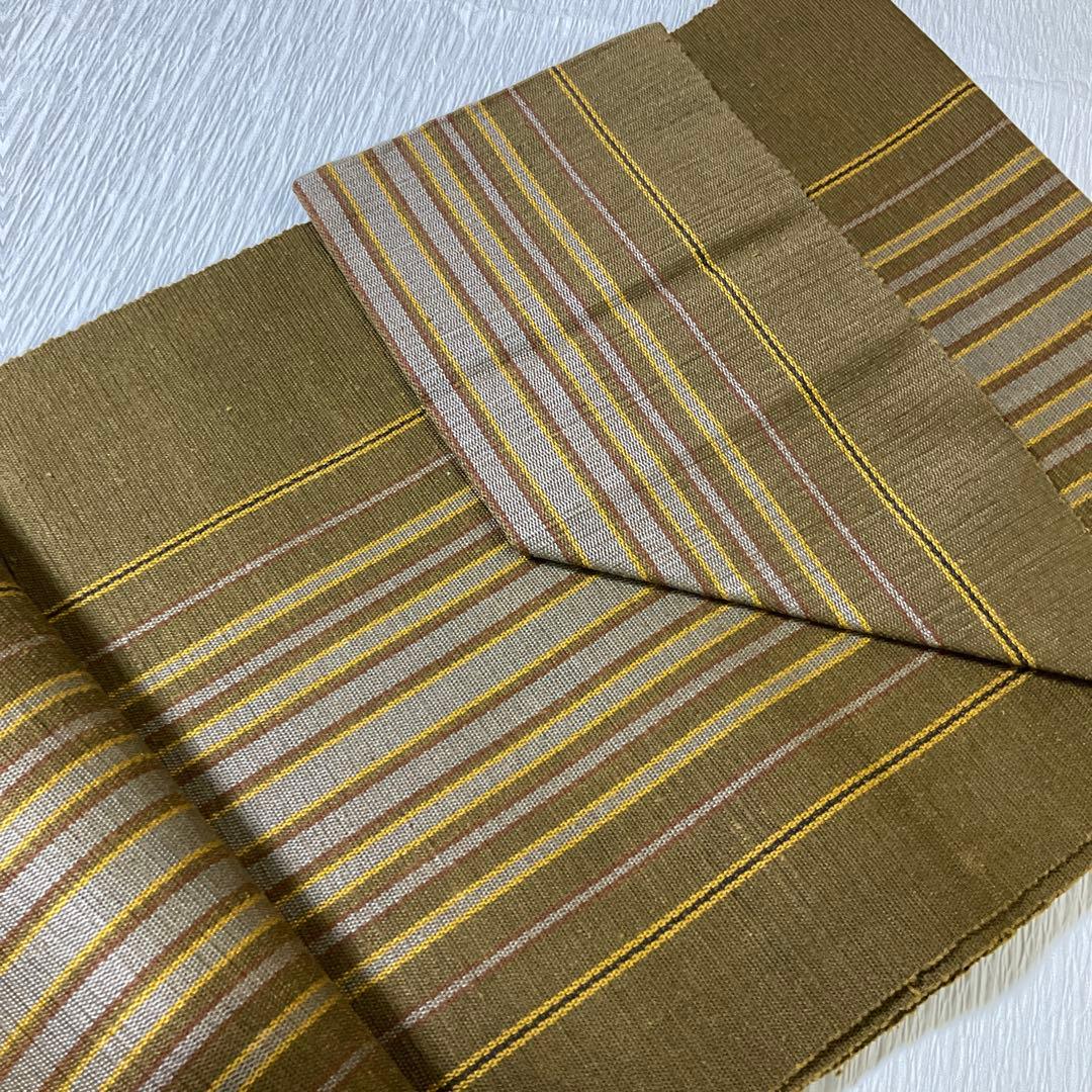 本場黄八丈 六寸 全通 松葉仕立て 証紙付き 未使用 - メルカリ