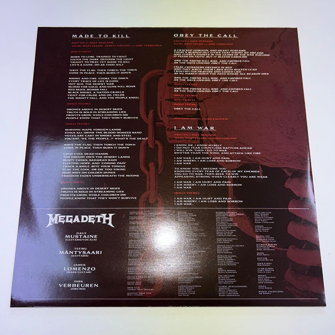 MEGADETH 限定 LIQUID 2LPレコード メガデス - メルカリ