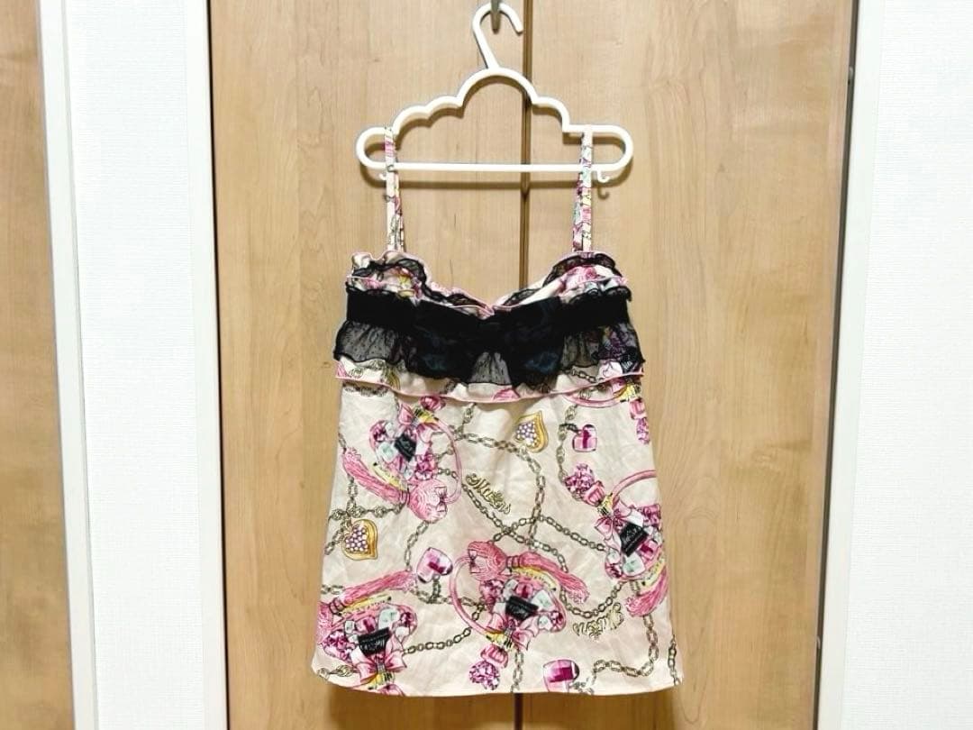 MARS♡Perfume柄♡パフューム柄♡ドットチュール×リボン♡キャミトップス Tous Ladies Electro Touch EDP Spray 3.3 oz Fragrances