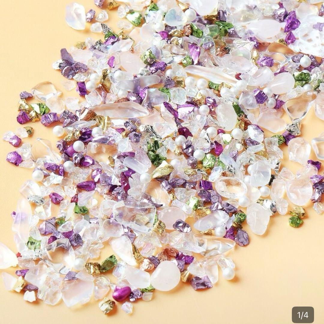 まとめ売り】ネイルパーツセット 多色 形状豊富 - メルカリ