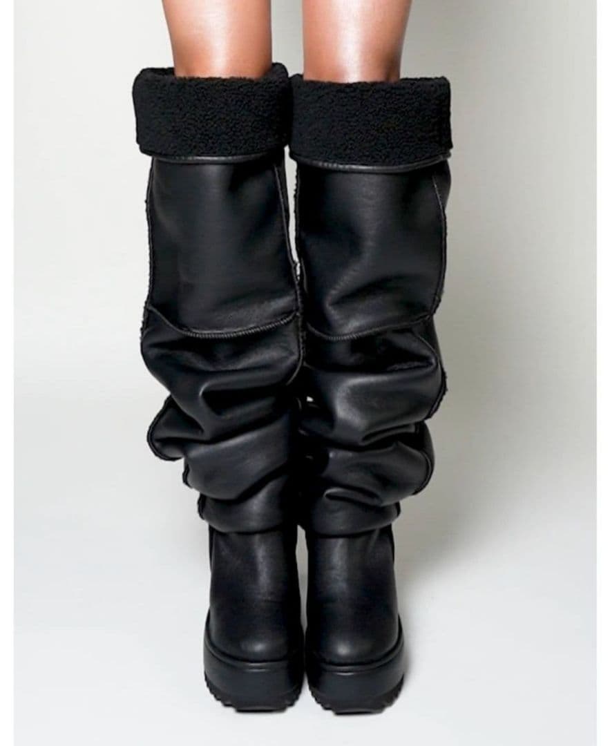 YELLO JACOB LOOSE FIT LONG BOOTS ブラック☆XL - メルカリ