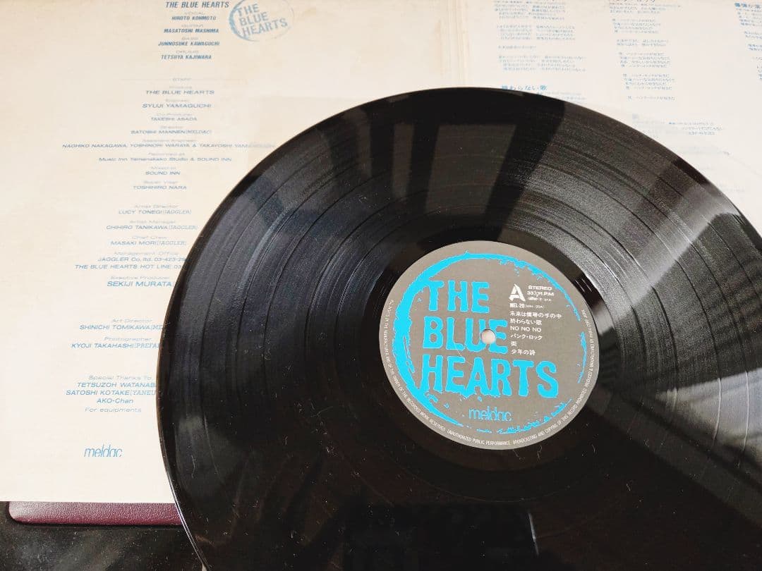 オマケ多数!ザ・ブルーハーツ 初回段ボールジャケ!ステンシル