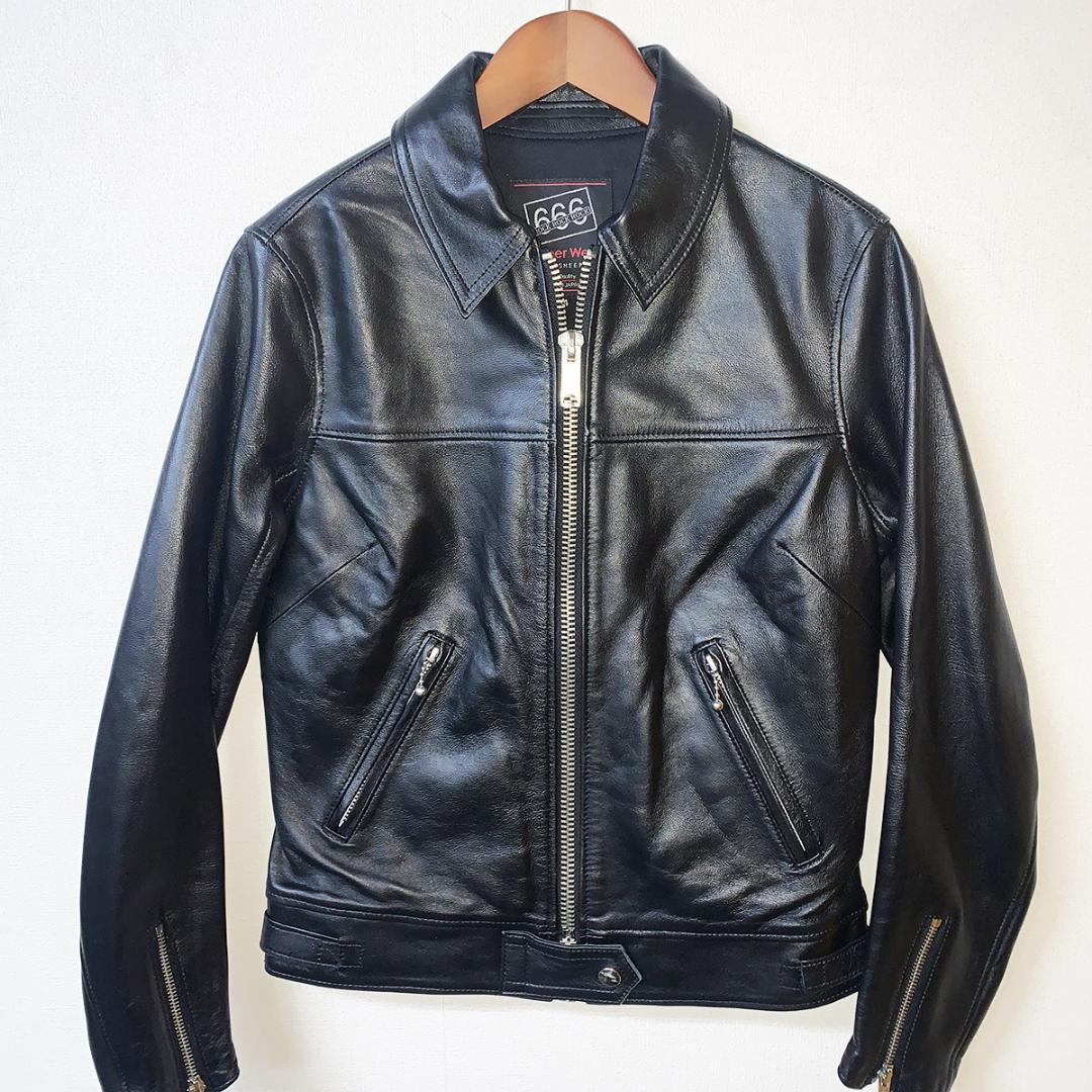 666　現行タグ　 レディース シングルライダースジャケット　 LJW-4TF LJW-4TF レディース タイトフィット センタージップ ライダース