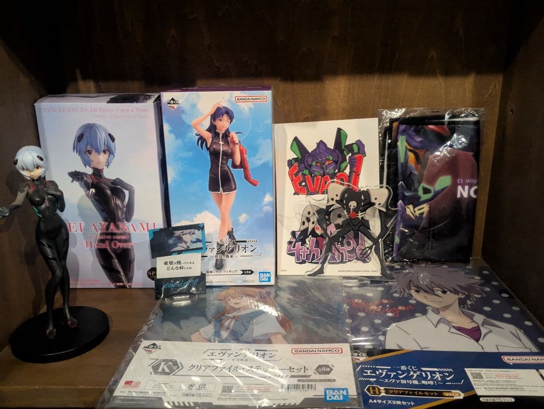 エヴァンゲリオン まとめ売りフィギュア クリアファイルアクリル