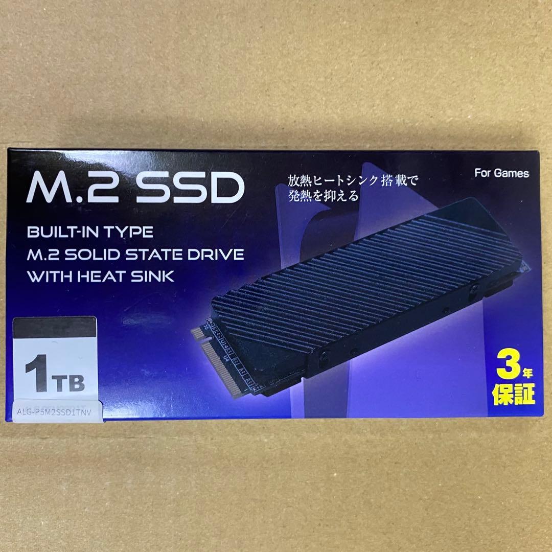 未使用新品 ALLONE 内蔵 M.2 SSD 1TB ヒートシンク搭載 一体型 - メルカリ