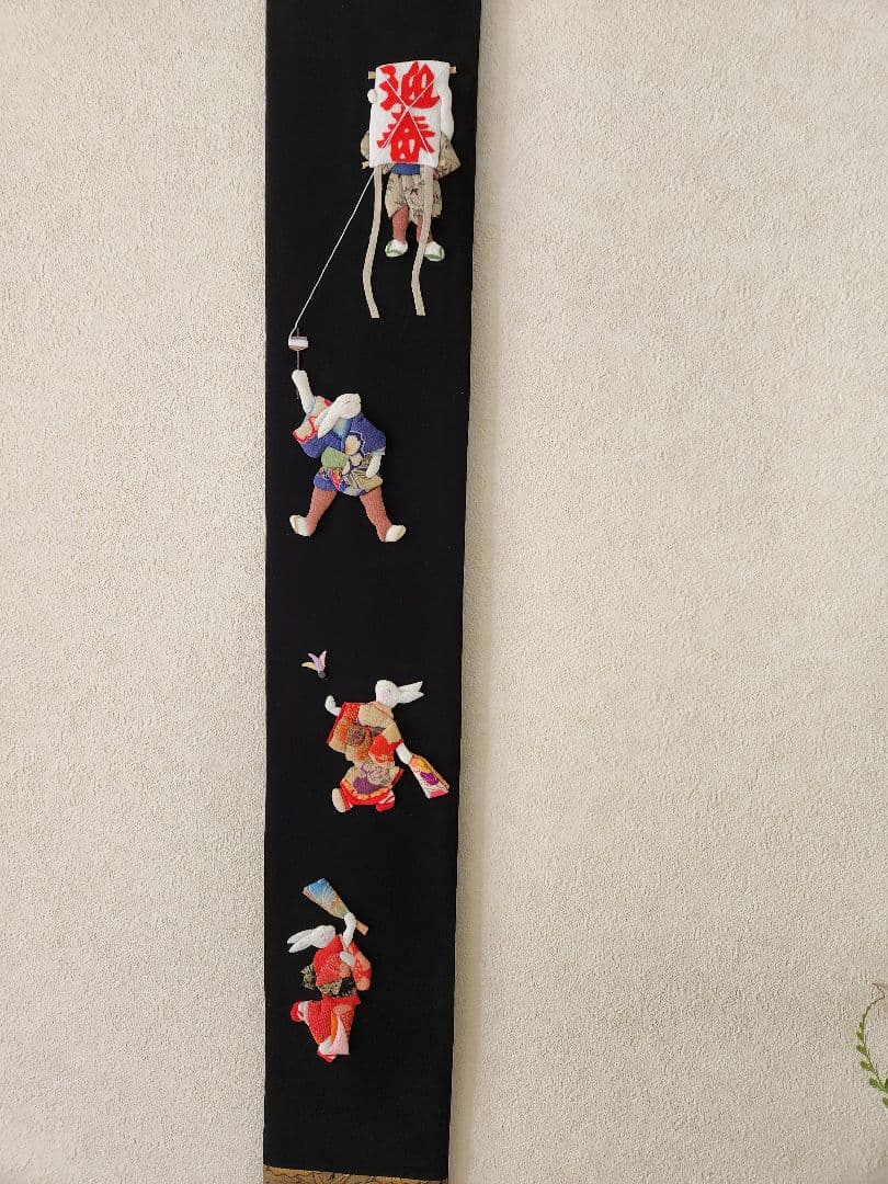 古布 押絵 縮緬細工 ハンドメイド お正月遊び兎 - メルカリ