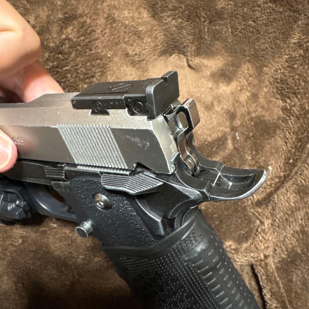 喜*一様 東京マルイ ガスブロ ハイキャパ 5.1 ステンレスモデル 外装