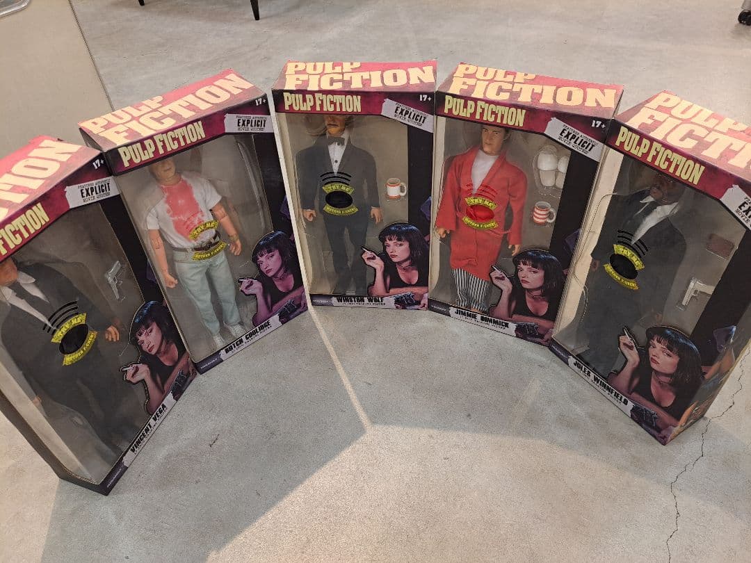 豆魚雷 「パルプ・フィクション」13インチ トーキングフィギュア 全5体