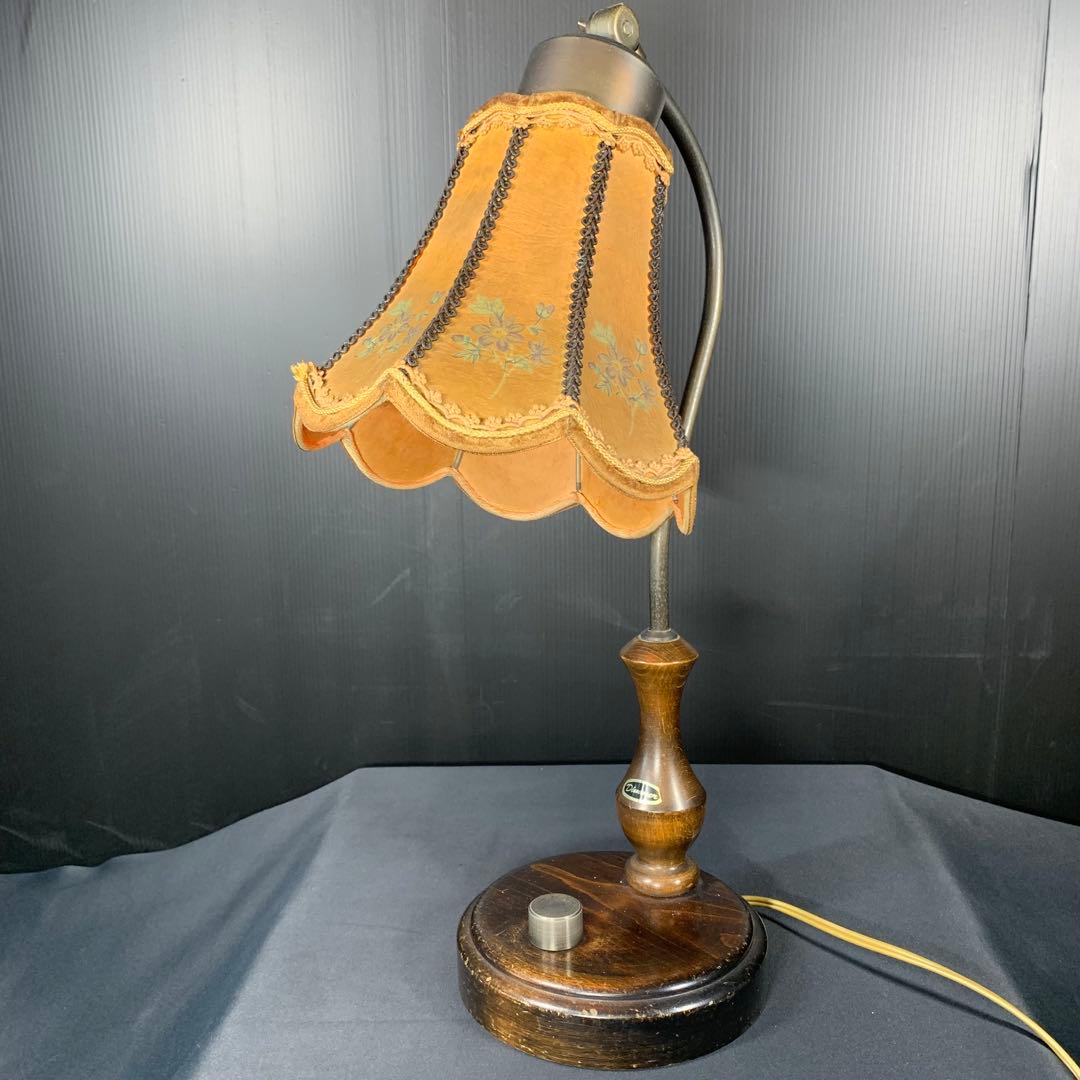 新日本照明 dimmer アンティーク 卓上ランプ スタンドライト 昭和