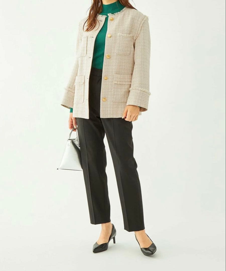 新品【green label relaxing】ツイード2WAY ジレジャケット - メルカリ