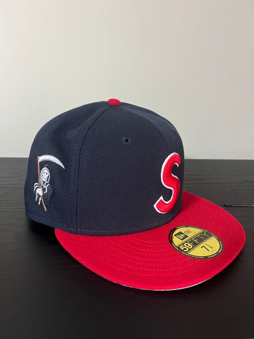 帽子 Supreme Reaper S Logo New Era \"Navy\"