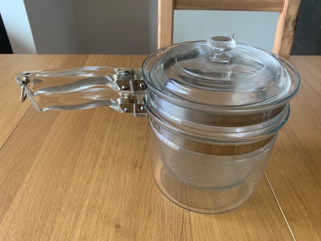 オールドパイレックス ダブルボイラー Pyrex ヴィンテージ - メルカリ