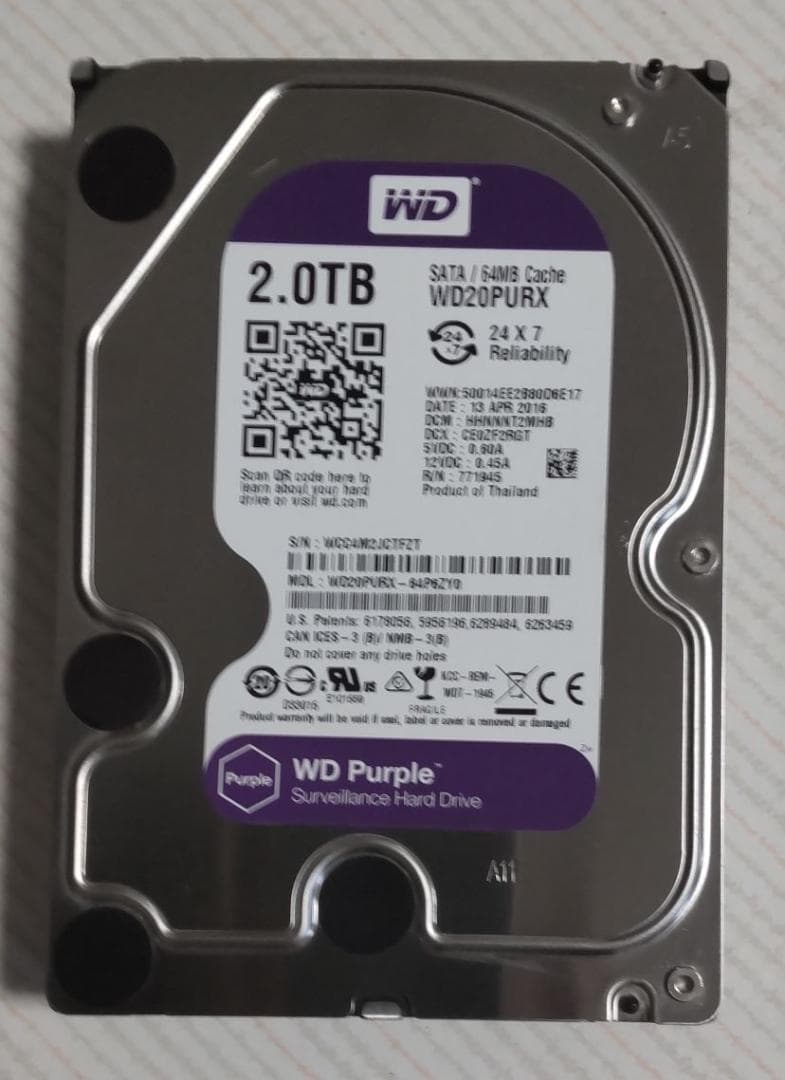 DIGA 2TB増量修理交換用HDD DMR-XP,XW,BR,BW各品番用 Western Digital - DIGA 2TB増量修理交換用HDD DMR-XP,XW,BR,BW各品番