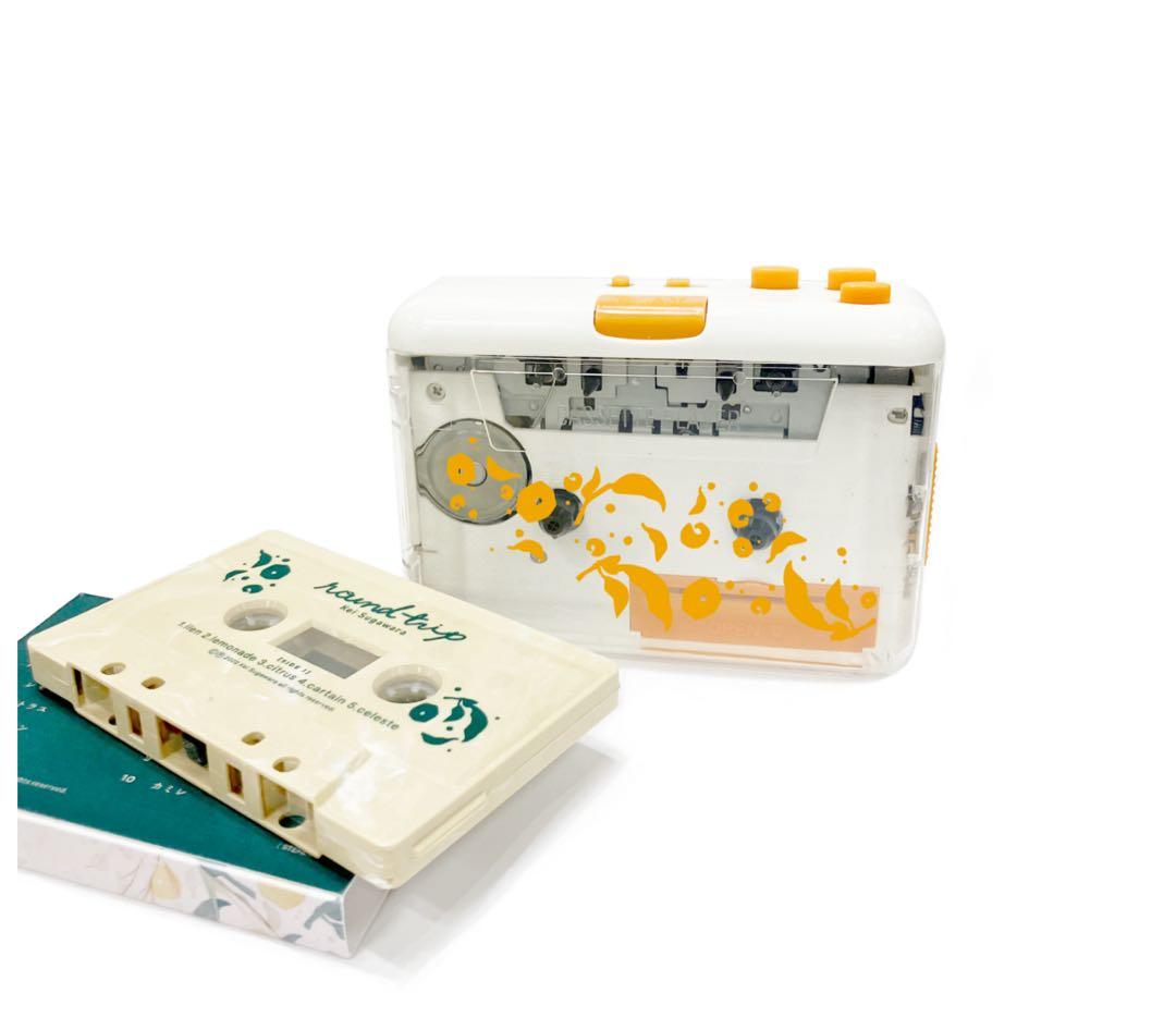 菅原圭さん　カセットプレーヤーとカセットテープセット round trip