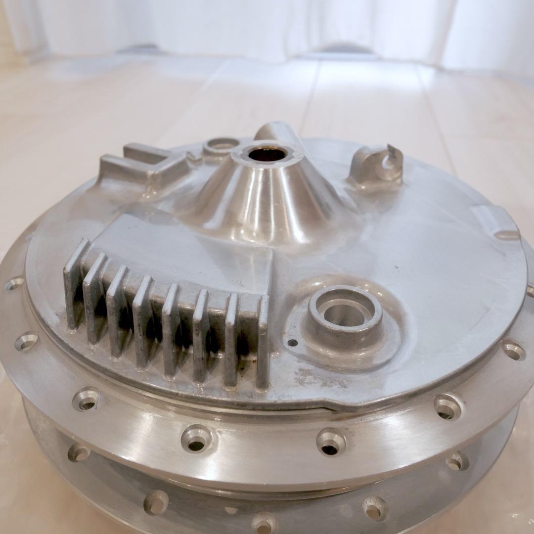 廃盤希少 未使用 SR400 ドラムブレーキ用フロントハブ プレートセット