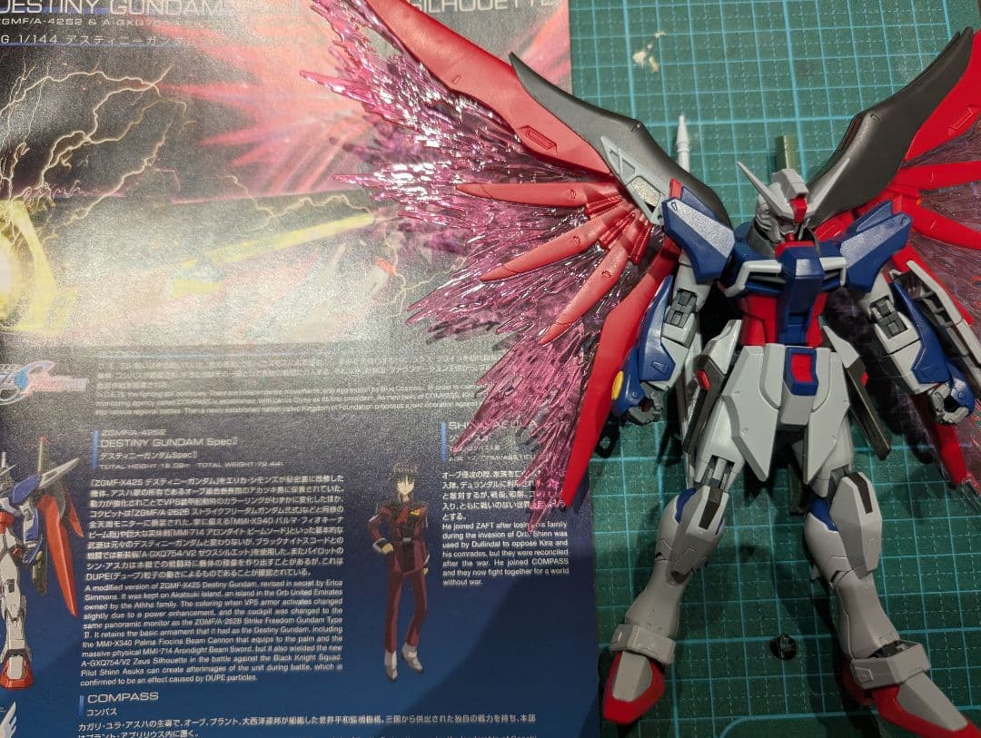 初版レア】HG 1/144 デスティニーガンダムSpecII&ゼウスシルエット