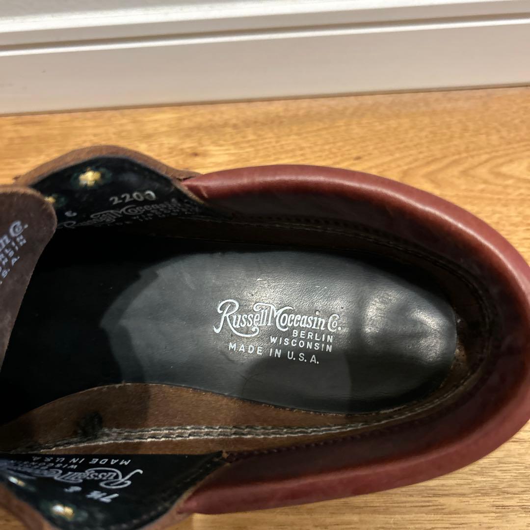 Russell Moccasin モカシン 7.5E ブラック