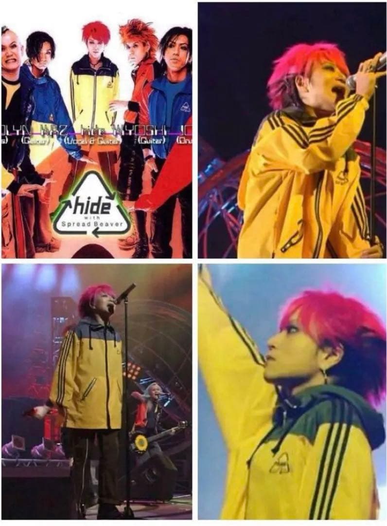 hide LEMONed ナイロンジャケット ラインパーカー イエロー 4 - メルカリ