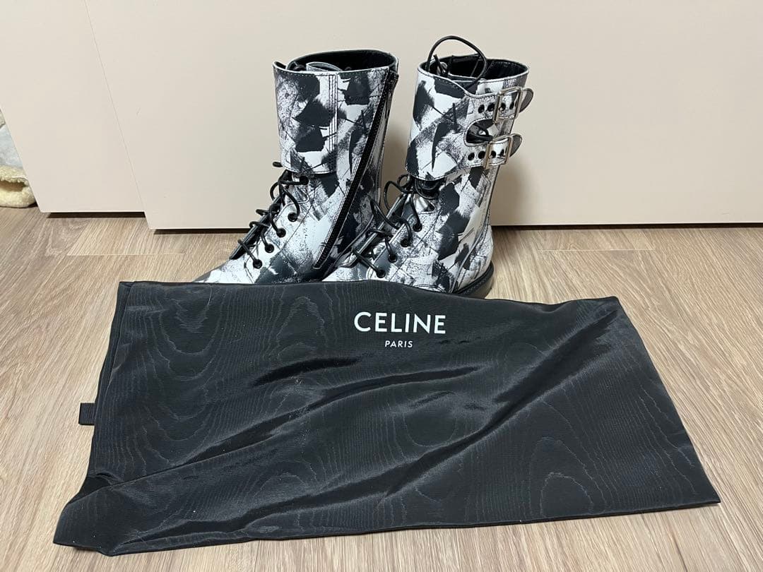 CELINE コンバットブーツ エディ・スリマン - メルカリ