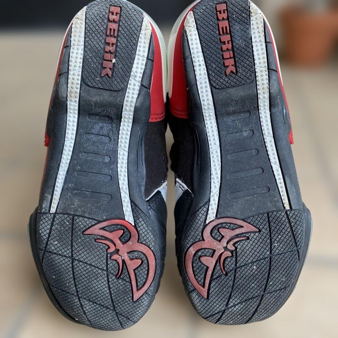 BERIK ベリック レーシングブーツ EUR38 24.5〜25cm 赤黒白 - メルカリ