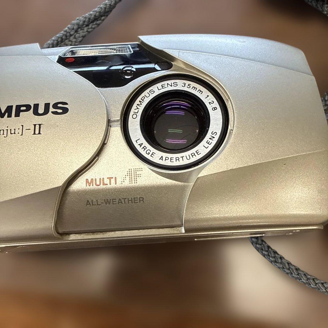 OLYMPUS μ[mju:]-II オリンパス ミューII フィルムカメラ - メルカリ