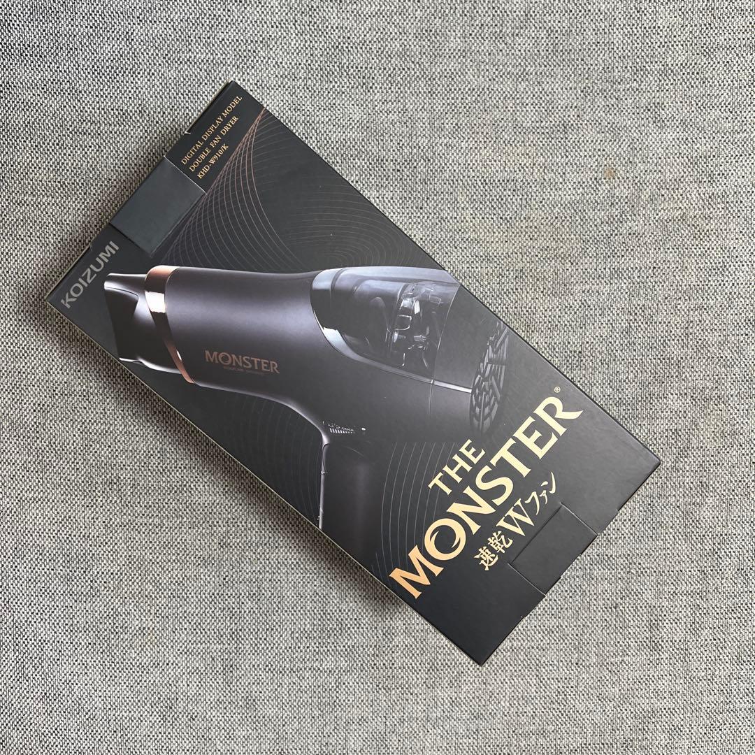 KOIZUMI THE MONSTER ドライヤー【1年保証付】 MONSTER（コイズミ） モンスター ドライヤー ダブルファンドライヤー