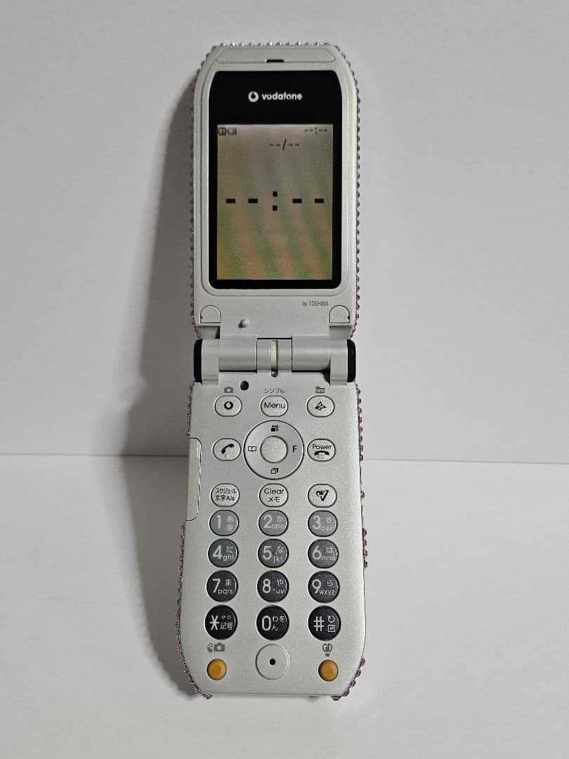 フラワー①】デコ電/平成レトロ/ガラケー/ギャル/GAL/キティ/凸電