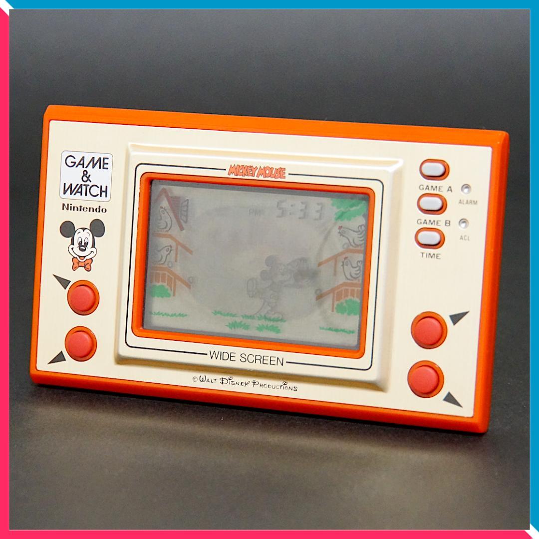 希少】任天堂 ゲーム＆ウオッチ ミッキーマウス MC-25 ワイド