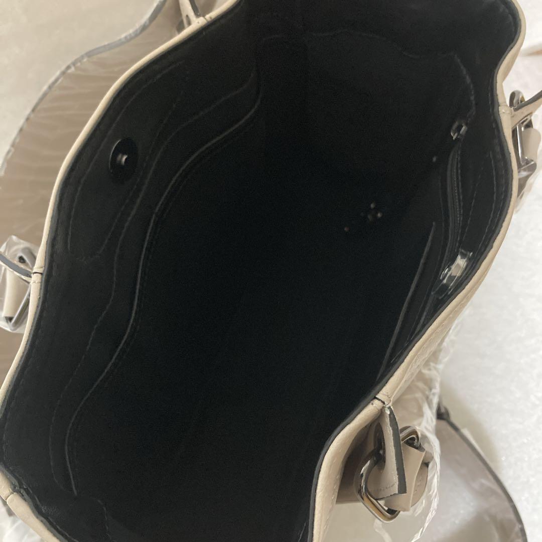 ☆kinaco様☆ロンシャン レザーショルダーバッグ argile アイボリー