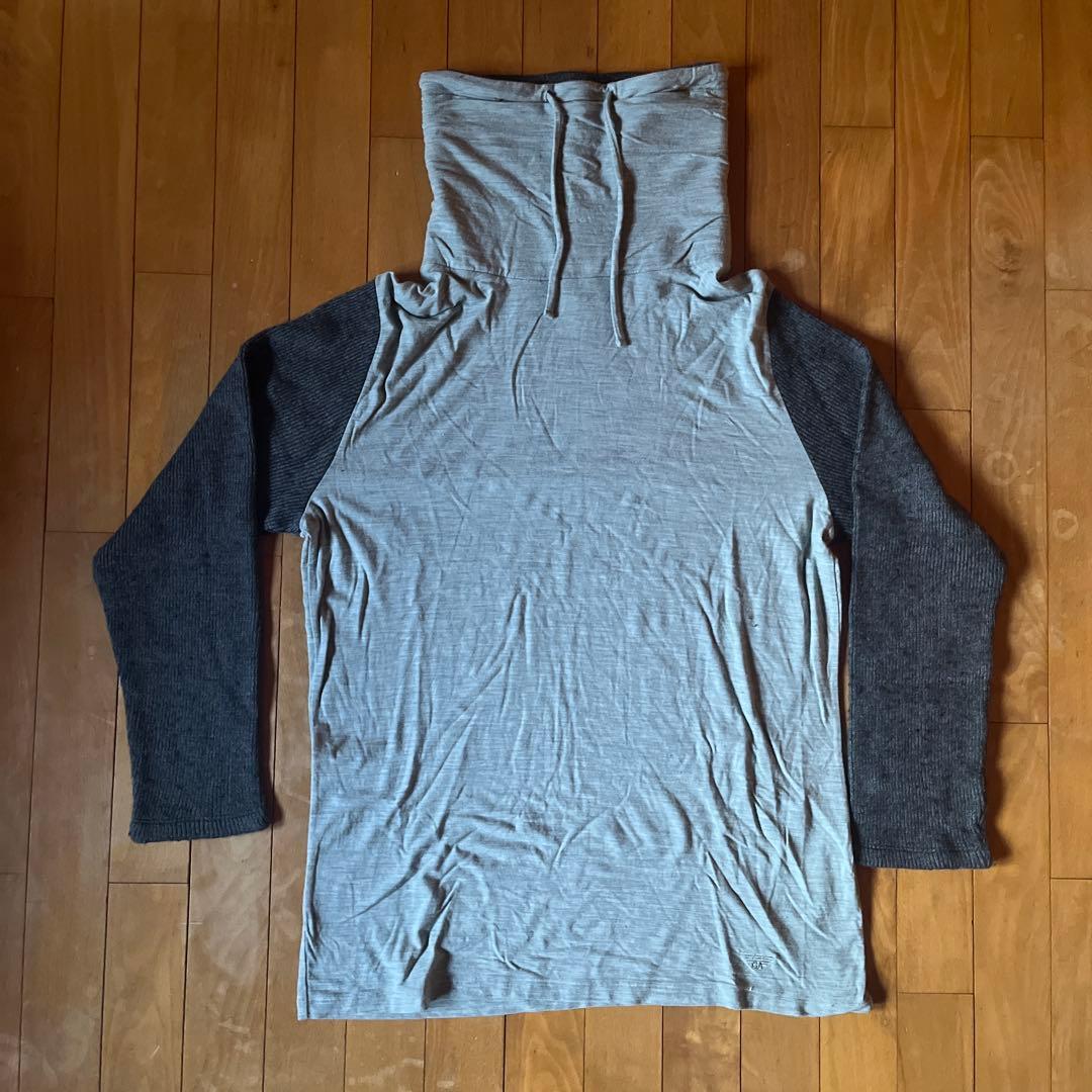 00s EMPORIO ARMANI ハイネックニットシャツ archive オンラインストア限定】 ARMANI EXCHANGE (アルマーニ エクスチェンジ