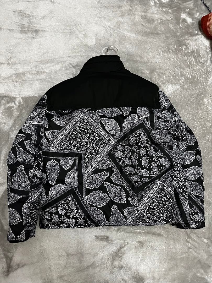s*中様 ZARA ペイズリーダウンジャケット - メルカリ
