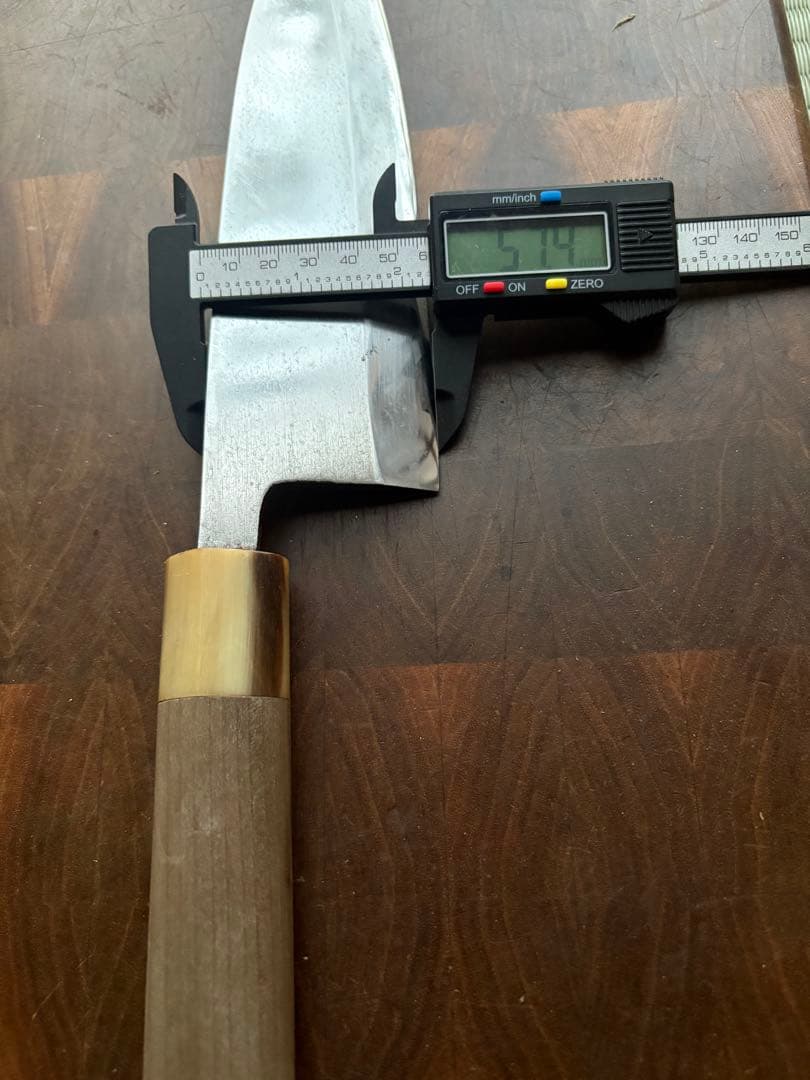 築地 正本 霞 出刃 210mm 7寸 包丁 和包丁 本職 白鋼