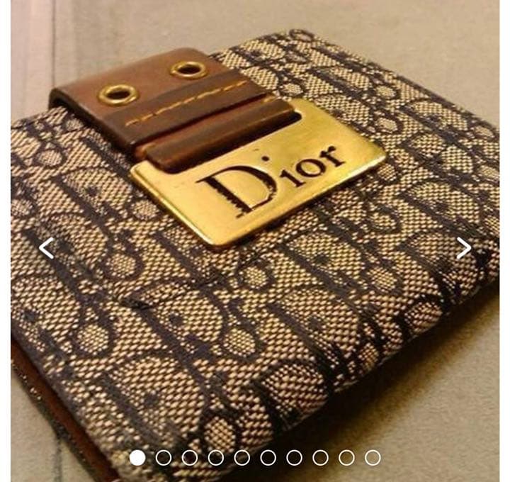 Christian Dior ディオール　カード クリスチャンディオール カードケース ディオールカロ ネイビー