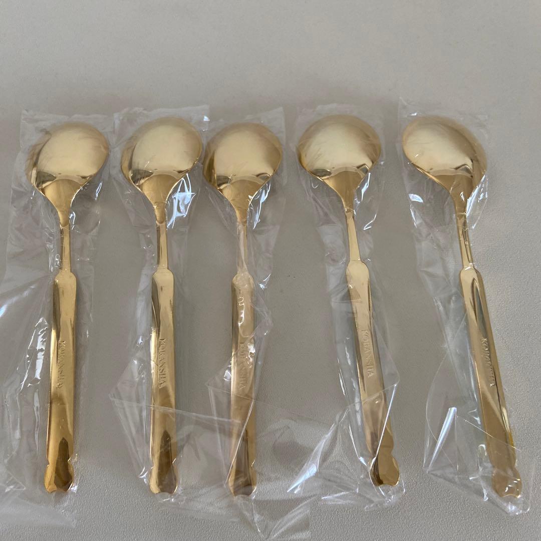 香蘭社 スプーンセット 5本 木箱入 - メルカリ