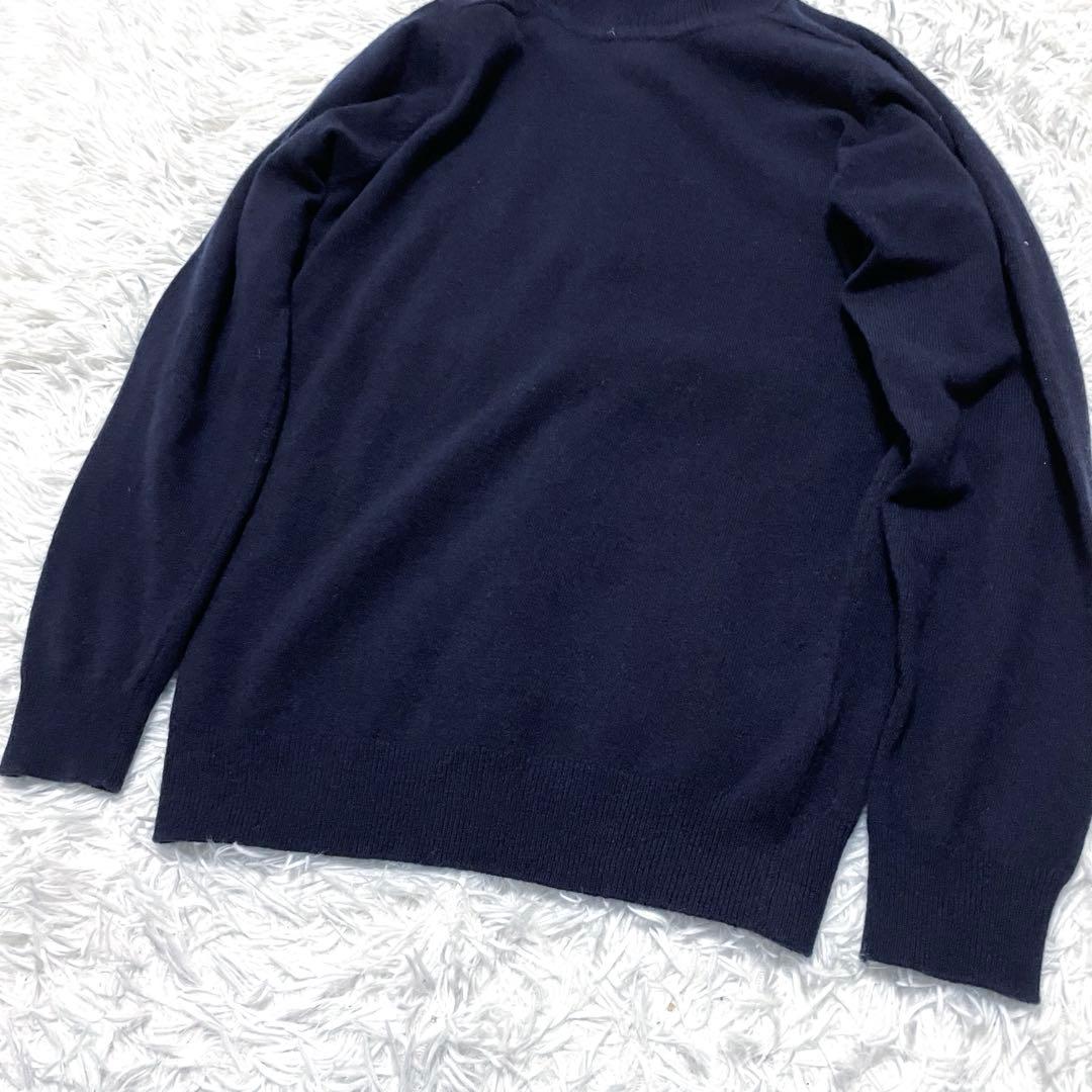 Alan Paine アランペイン 12G ジーロンウール タートルネックニット