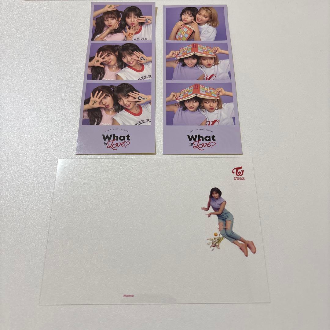 TWICE モモ イズラブ what is love? トレカ 付属品 セット - メルカリ