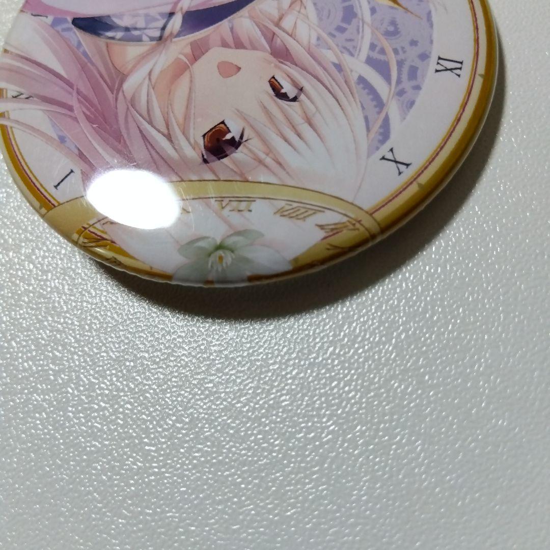 【クロノクロック】クロ 缶バッジ パープルソフトウェア