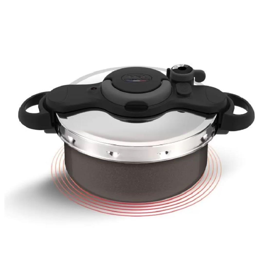 T-fal クリプソミニット デュオ ブラックコーヒー 圧力鍋 5.2L