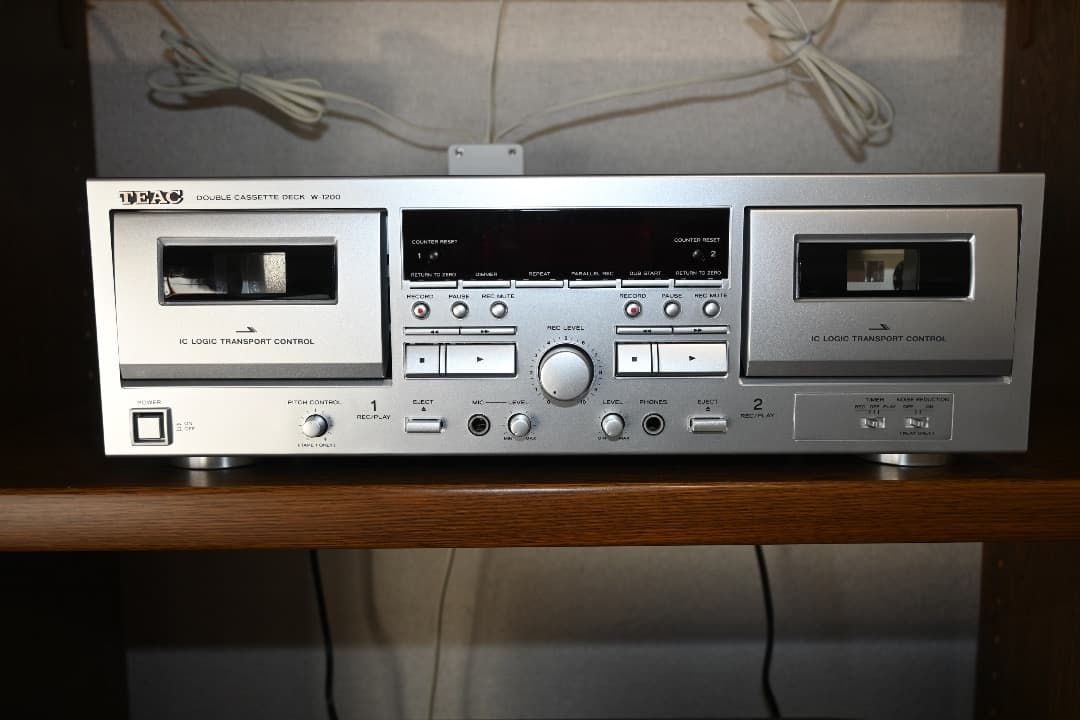 TEAC w-1200 ダブルデッキ　USBデジタル出力可 TEAC（ティアック） 【TEAC公式】W-1200 ダブルカセットデッキ USB
