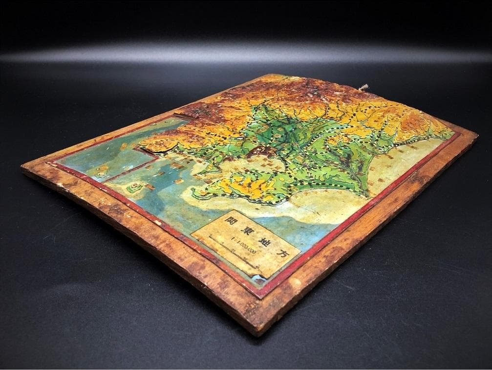 戦前立体古地図 】 関東地方 1：1000000 蔵出初品 - メルカリ